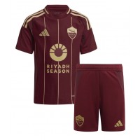 Camisa de time de futebol AS Roma Enzo Le Fee #28 Replicas 1º Equipamento Infantil 2024-25 Manga Curta (+ Calças curtas)